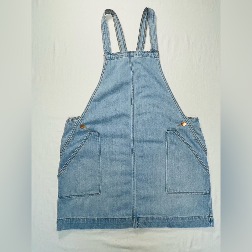 Universal Thread Light Blue Denim Dress, Size M, Jean Overall Mini Skirt